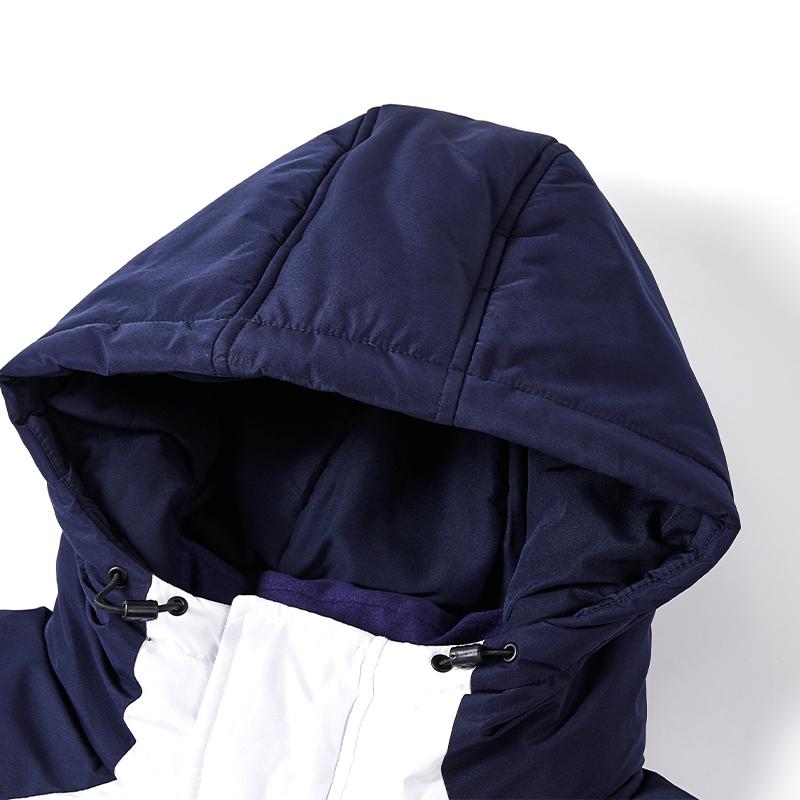 ESPANA Series Hooded Mid-Length Cotton Jacket [White]