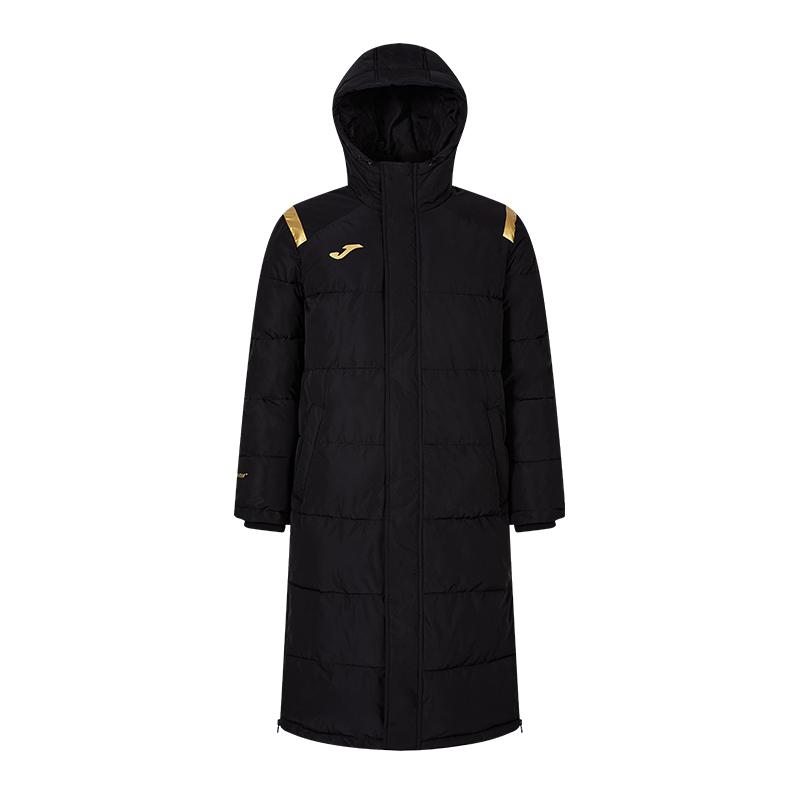 ESPANA Series Hooded Long Cotton Jacket [Black] 