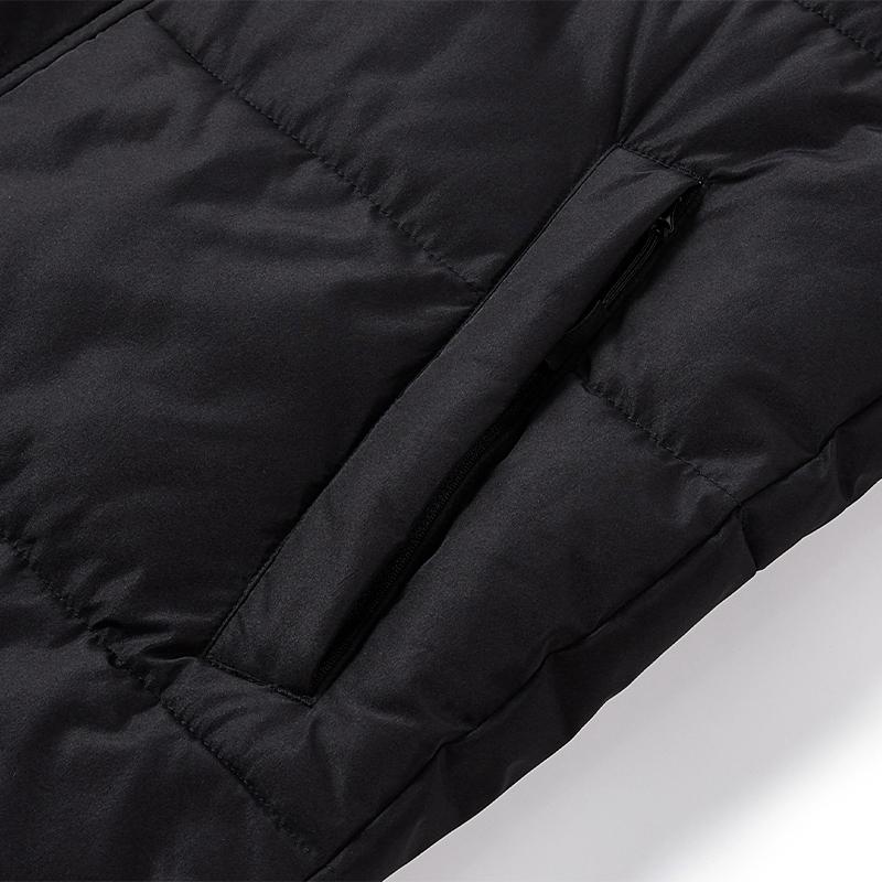 ESPANA Series Hooded Long Cotton Jacket [Black] 