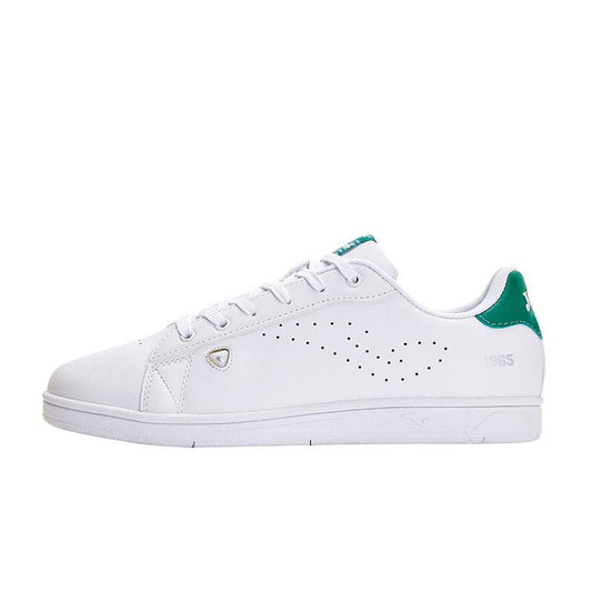 Men's versatile classic casual white shoes [white/green]