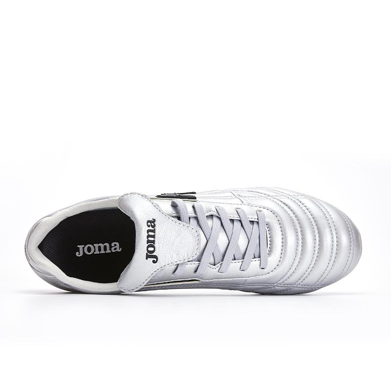 Women's Kangaroo Leather Football Shoes GLORY - FG [Silver]