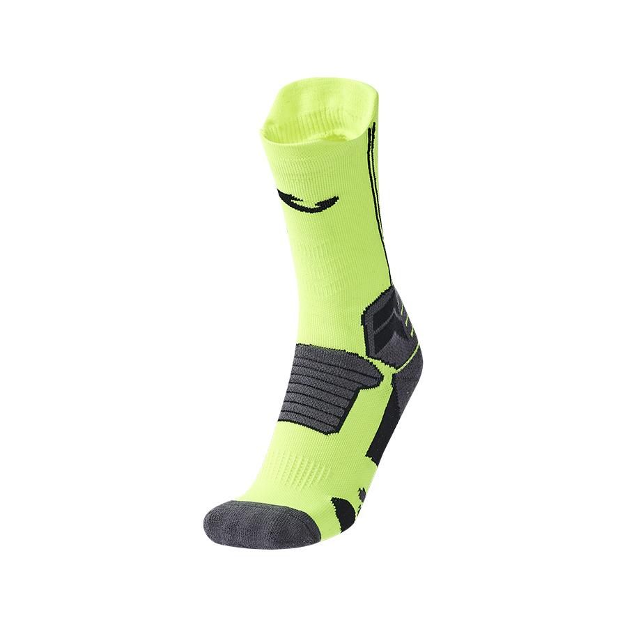 Anti-slip mid-calf football socks [fluorescent green] 