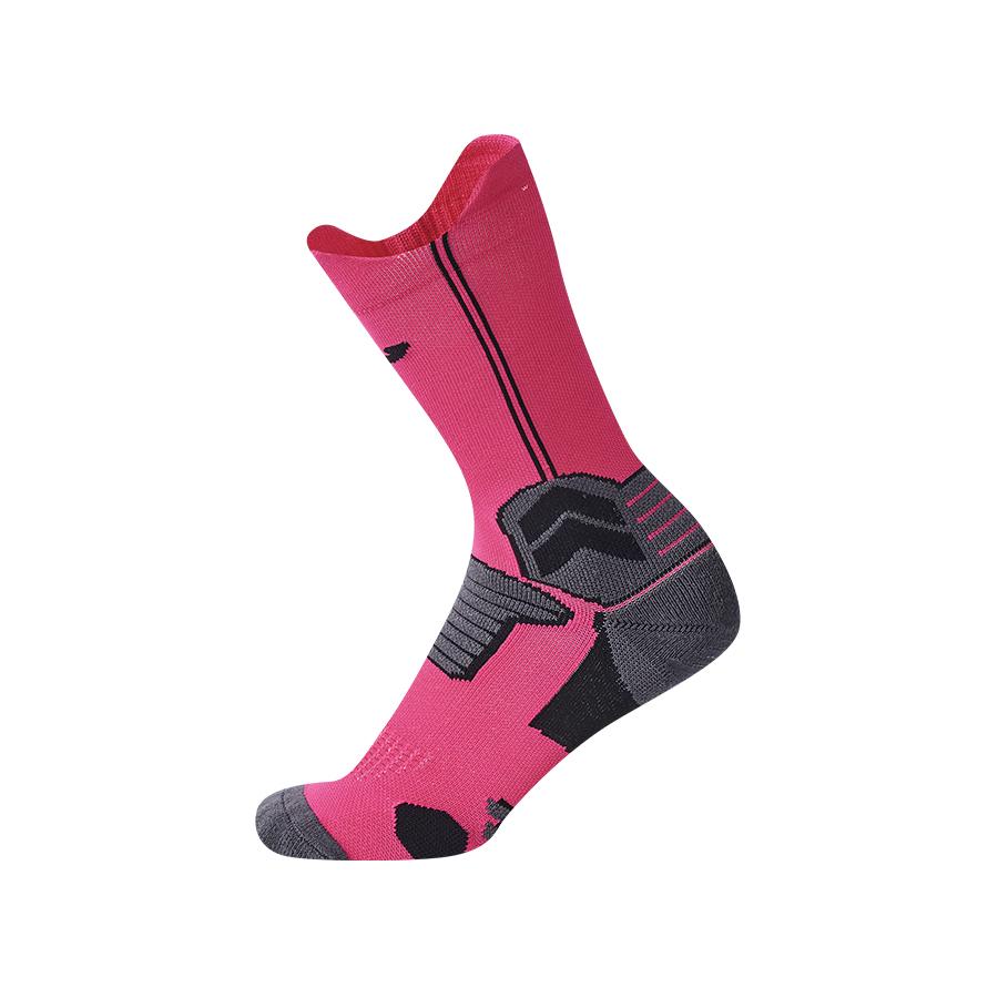 Anti-slip mid-calf football socks [rose color]