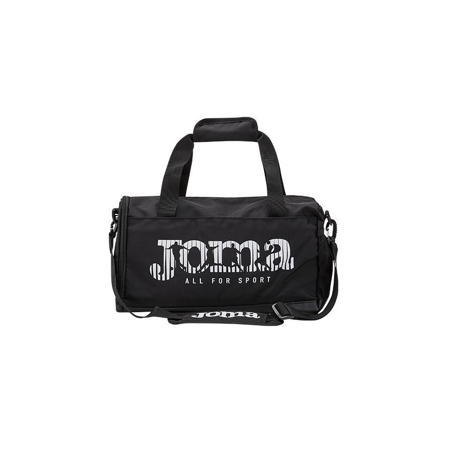 Large-capacity shoulder fitness bag [black] 