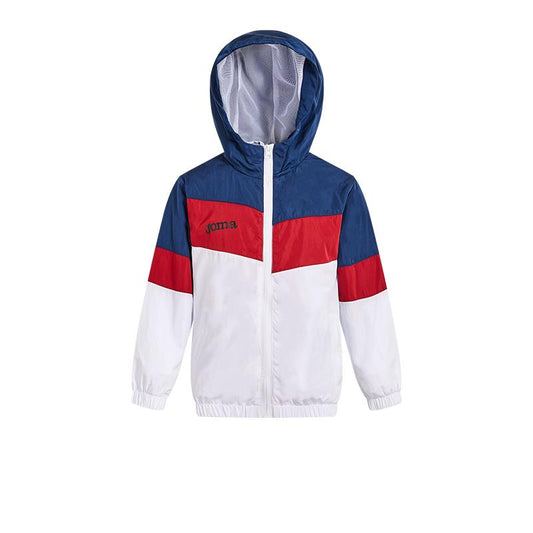 Children's hooded jacket [blue/red/white] 