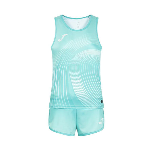 Women's track and field suit [green]