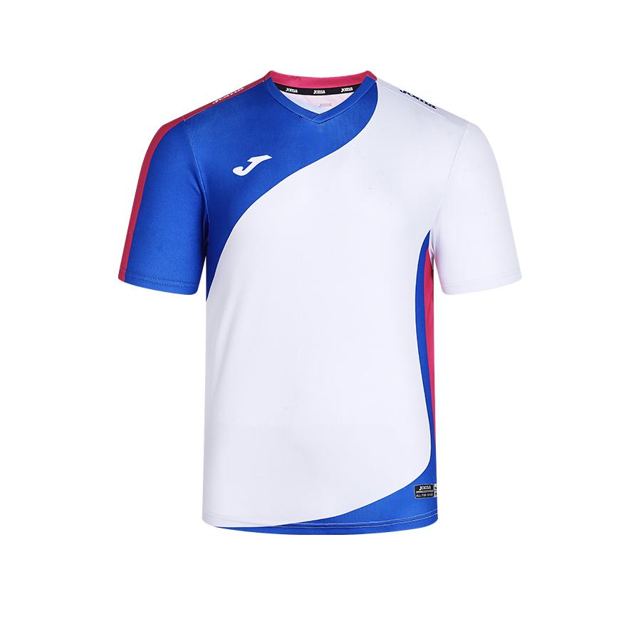 Men's breathable tennis T-shirt [red, white and blue]