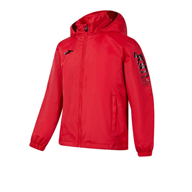 Children's Hidden Hood Raincoat [Red]