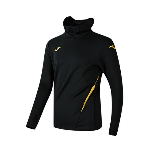 High collar training long sleeves [black]